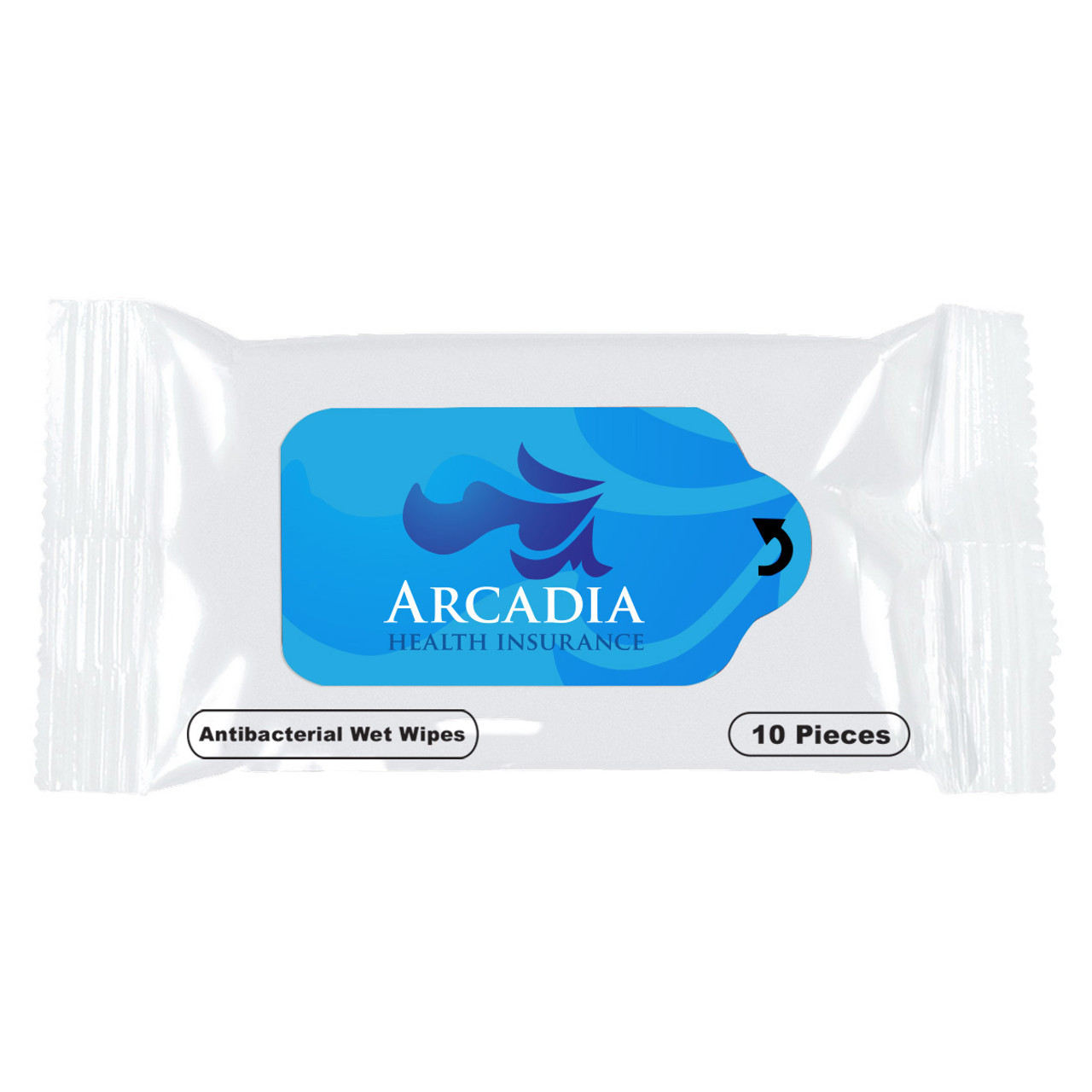 Custom Antibacterial Wet Wipe Packet 90012