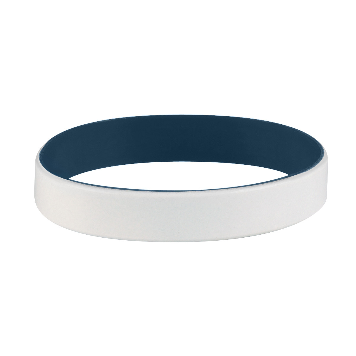 WHITE WITH NAVY BLUE