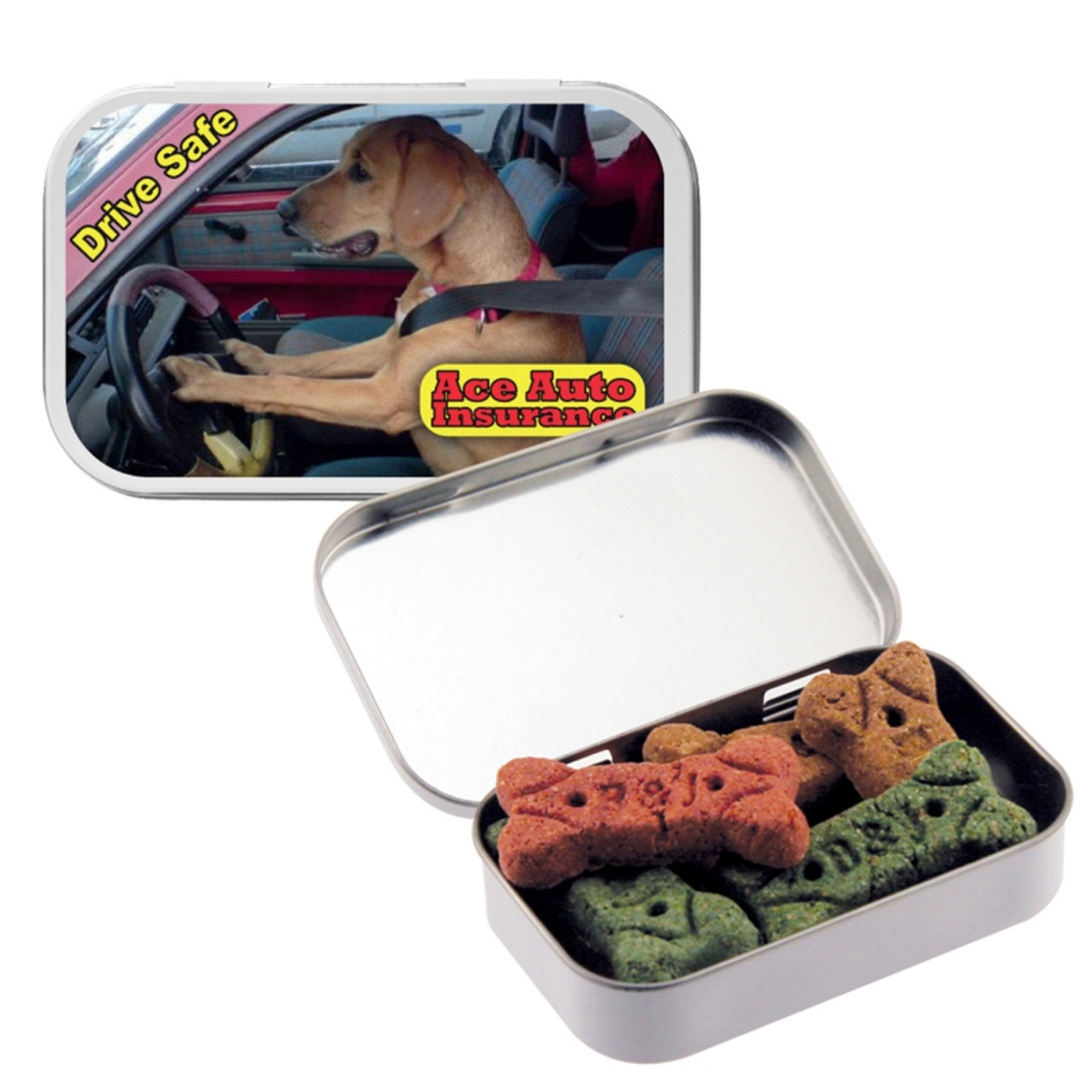 Custom Dog Bones in Large Tin DOG-BONE-LT01