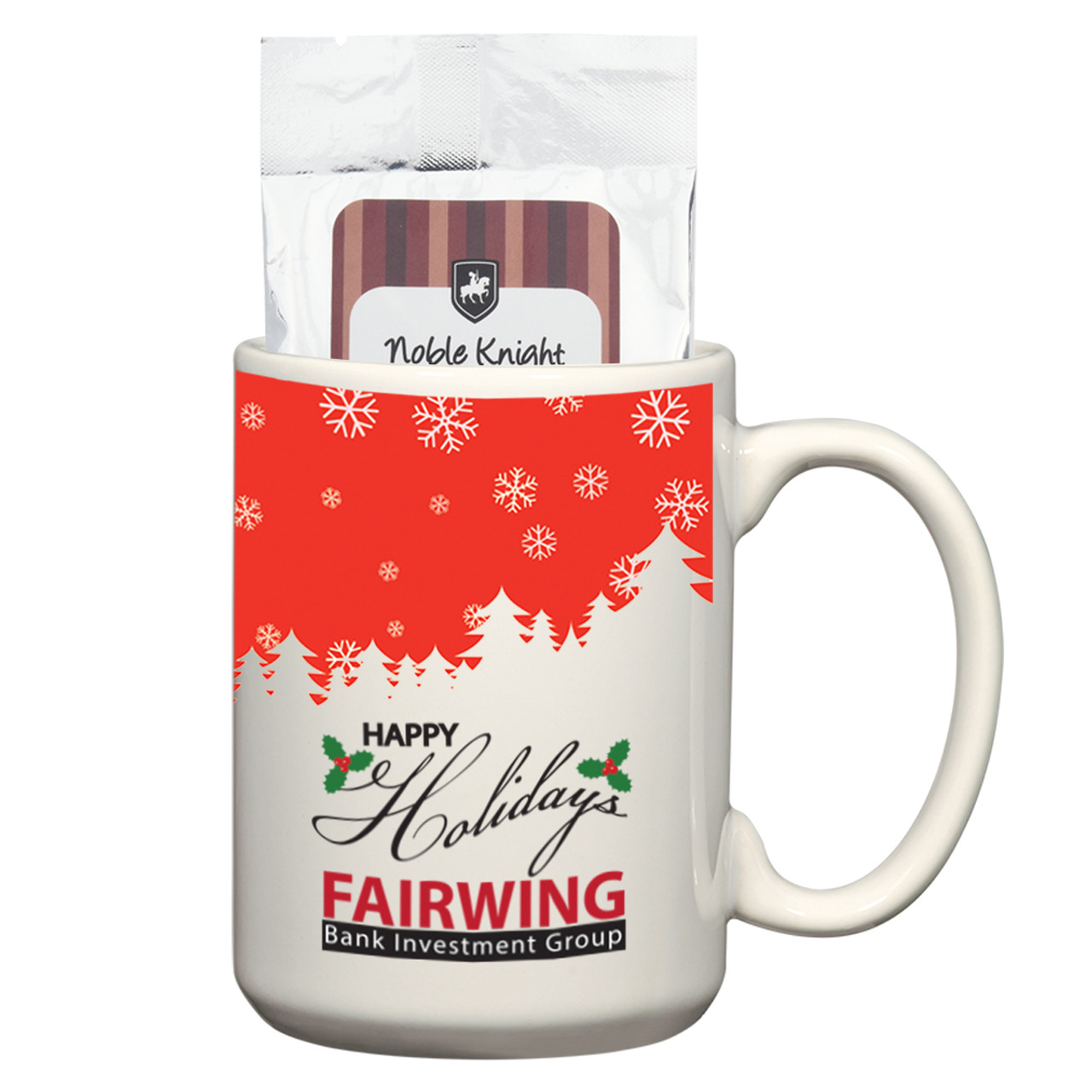 Custom 15 Oz. Full Color Mug with Two Packs of Hot Cocoa 7192MUG-COCOA