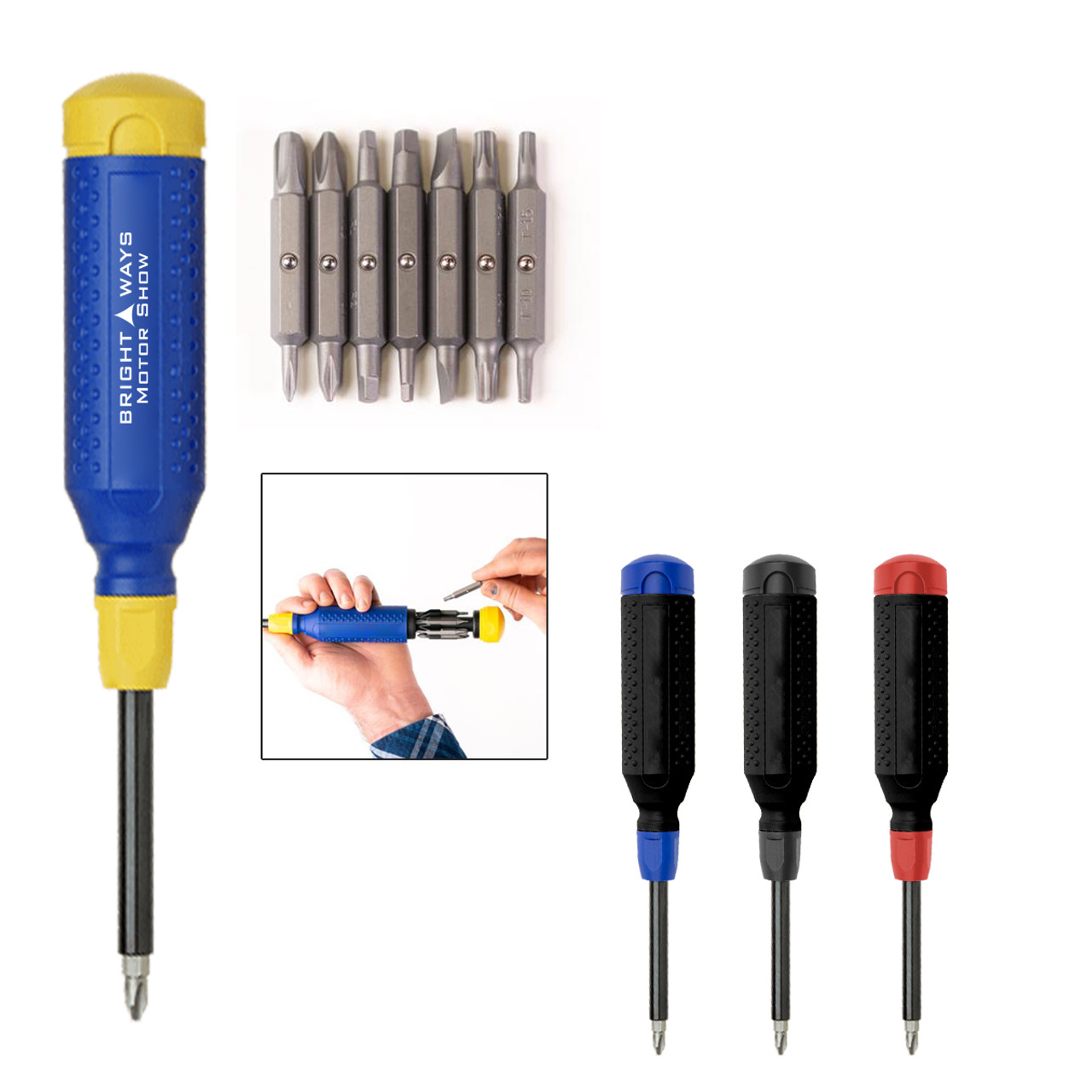 Custom MegaPro 15-In-1 Multi-Bit Screwdriver 7255