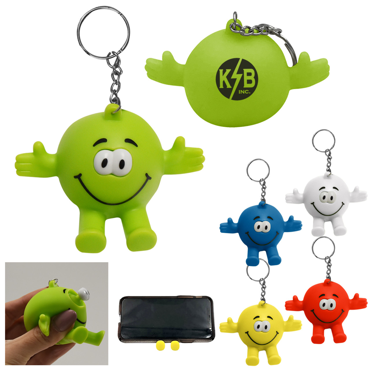 Custom Eye Poppers Stress Reliever Key Ring Phone Stand 26500
