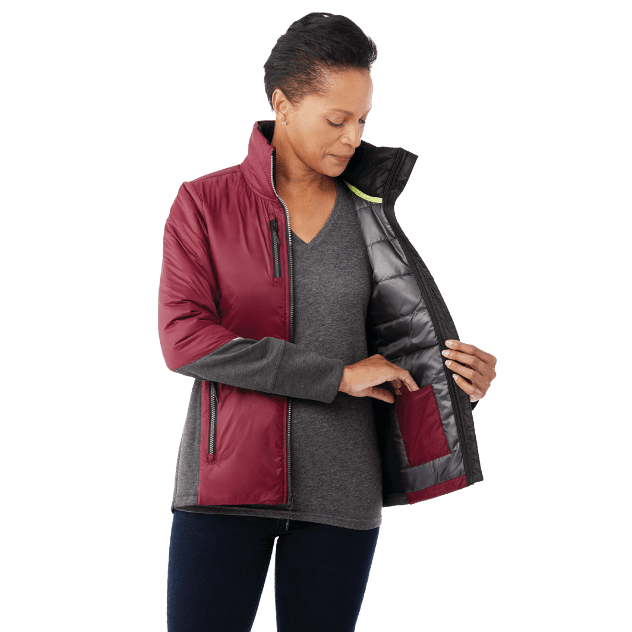 Maroon/Heather Dark Charcoal (384)