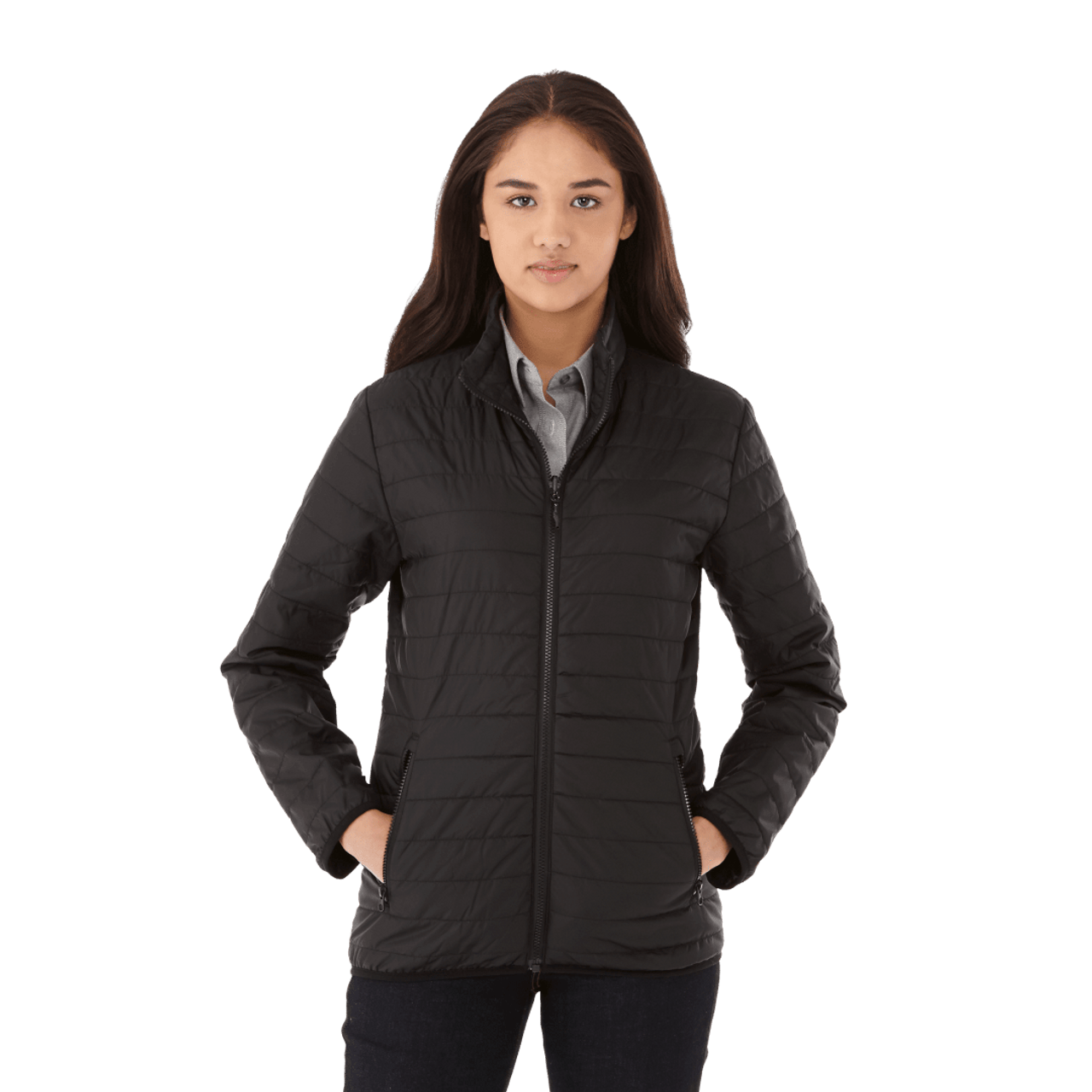 Embroidered Womens Delamar 3-in-1 Jacket