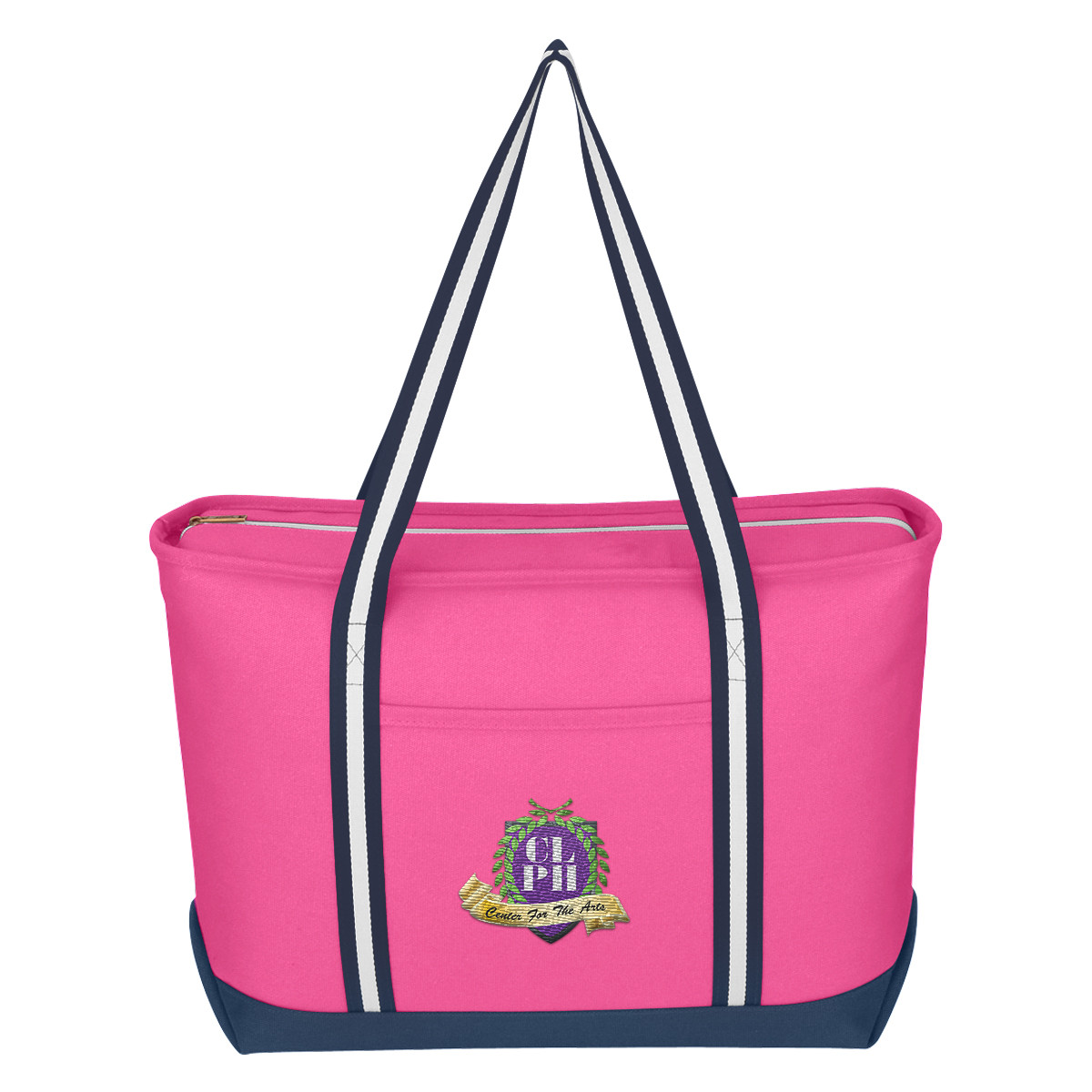 Custom Large Cotton Canvas Admiral Tote Bag 3236