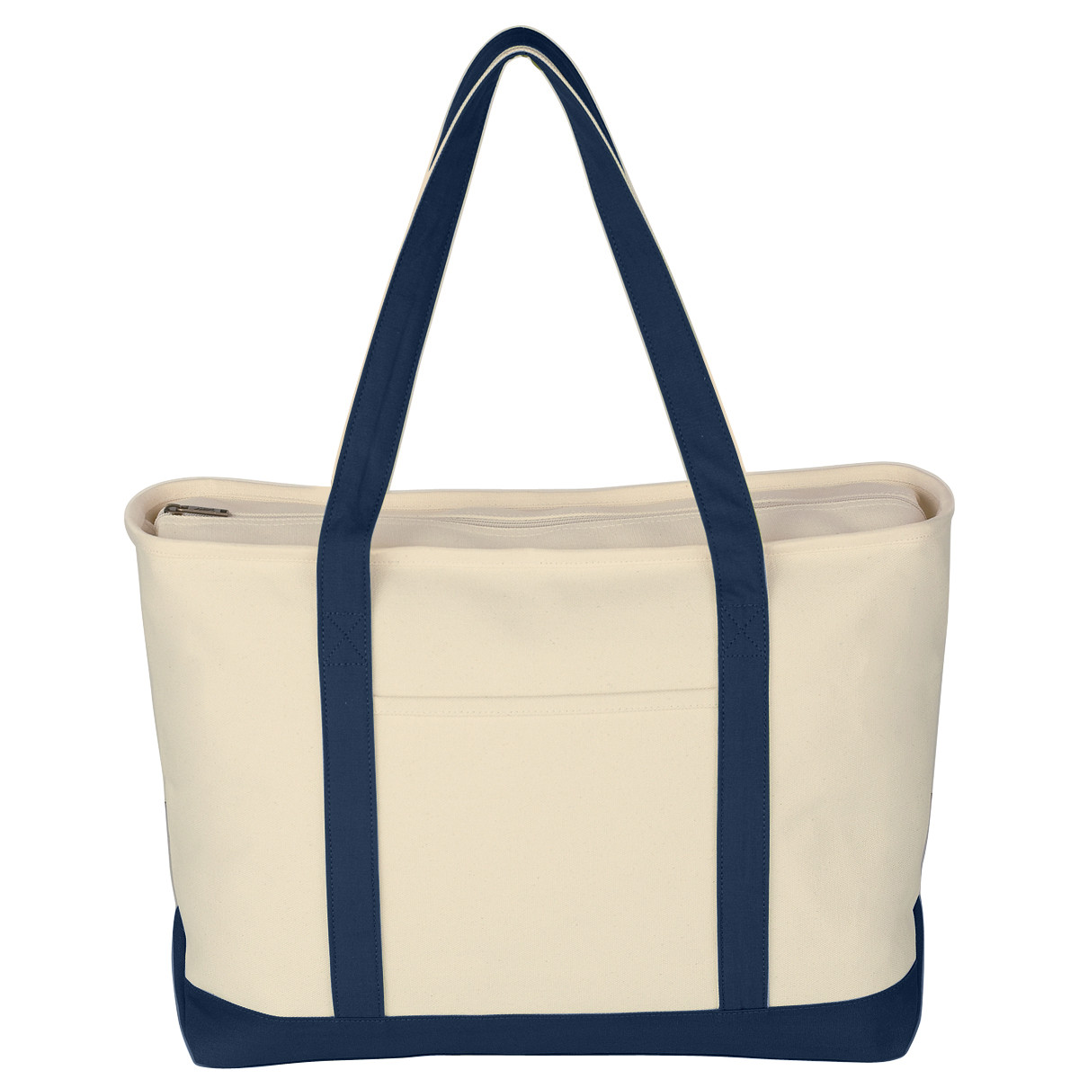 NATURAL WITH NAVY