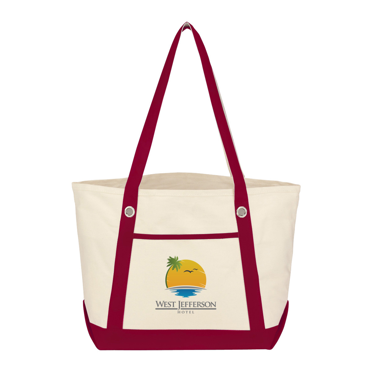 RECYCLED NATURAL WITH MAROON