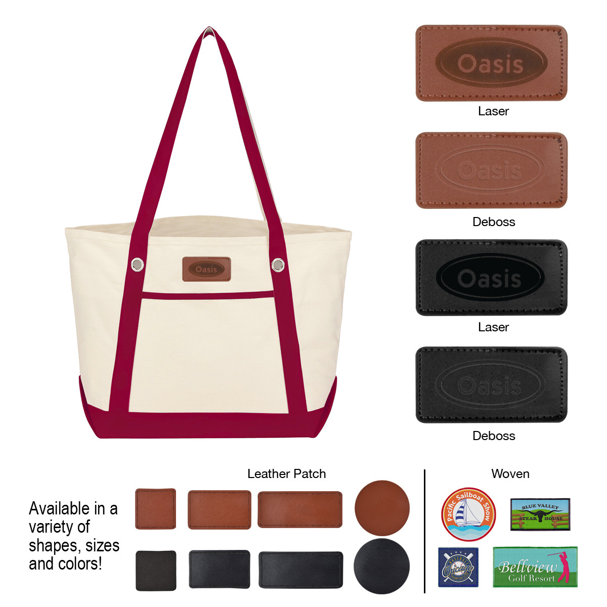 RECYCLED NATURAL WITH MAROON