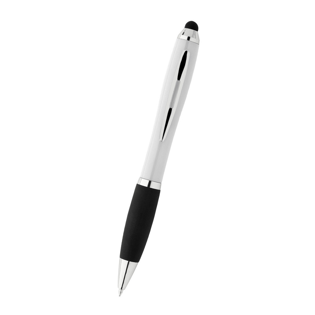 WHITE WITH BLACK