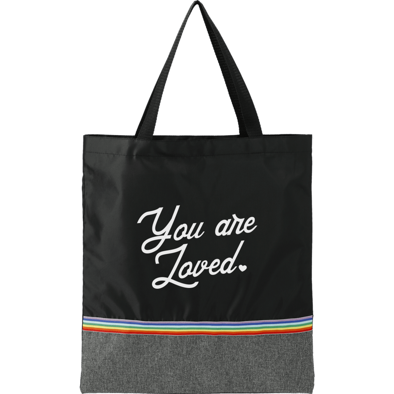 Custom Rainbow RPET Convention Tote