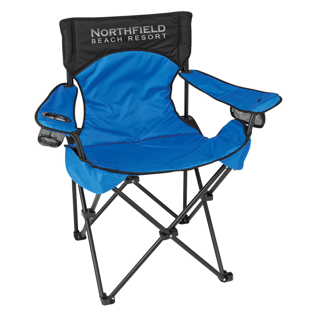 Custom Deluxe Padded Folding Chair With Carrying Bag 7055