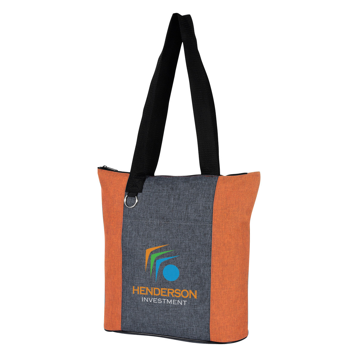 Custom HEATHERED FUN TOTE BAG 3658