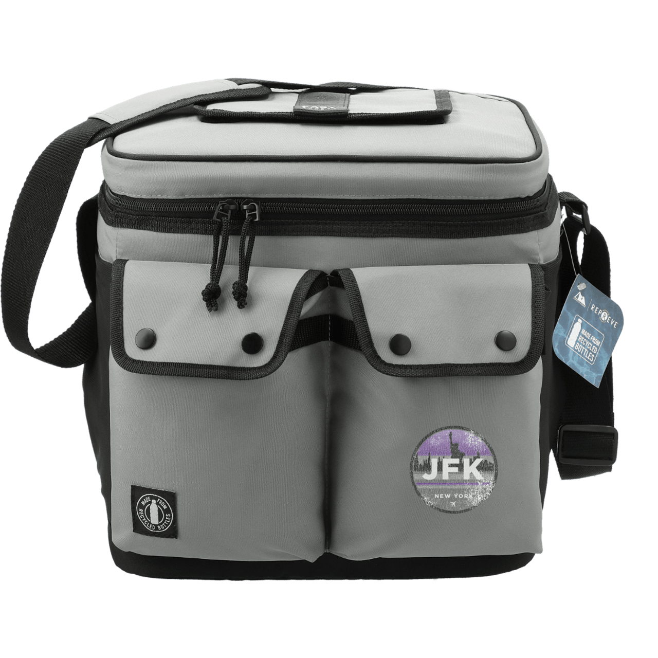 Custom Arctic Zone Repreve 24 Can Double Pocket Cooler
