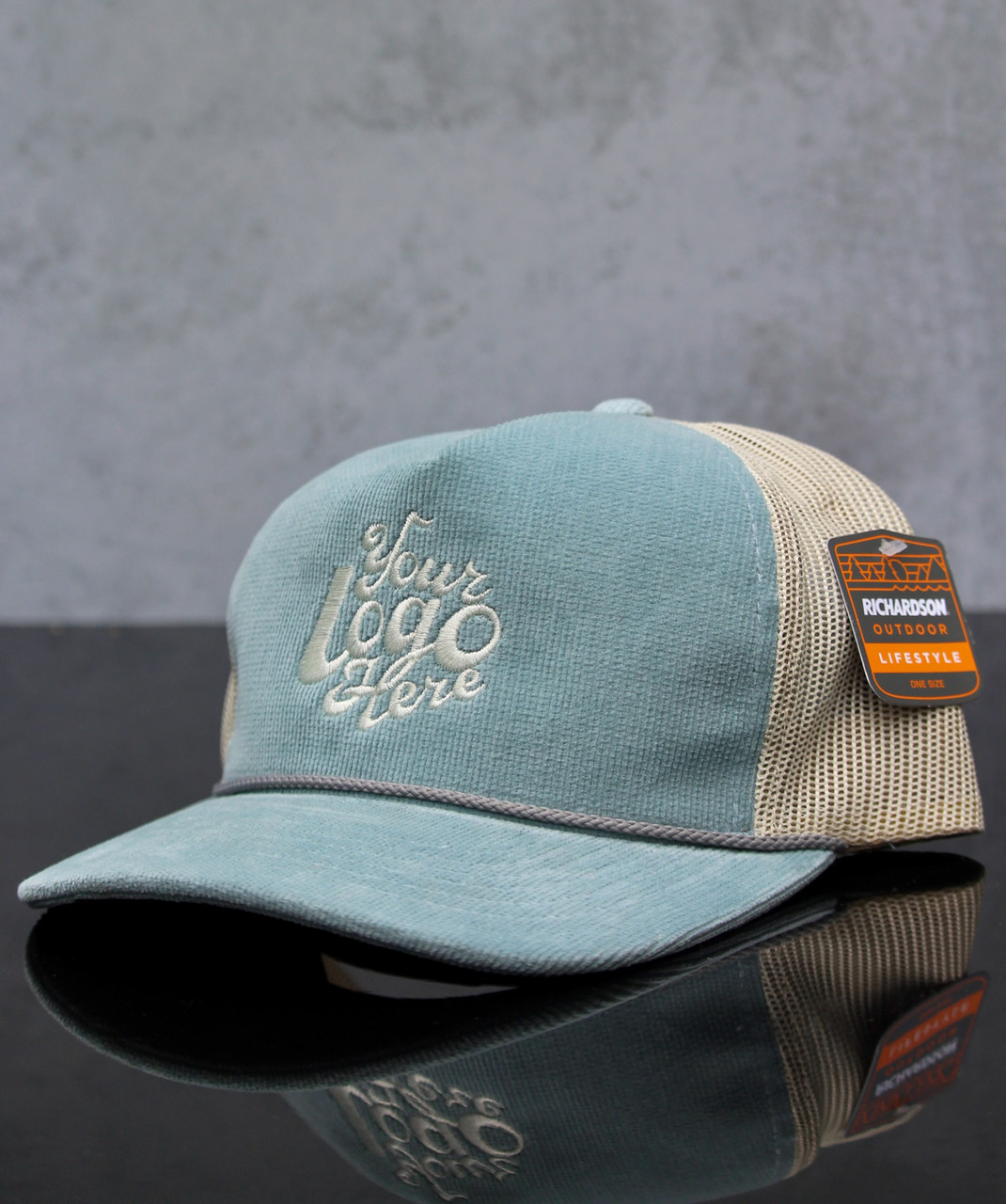 Custom Embroidered 930 - Caps You Cap Trucker - Troutdale To Corduroy