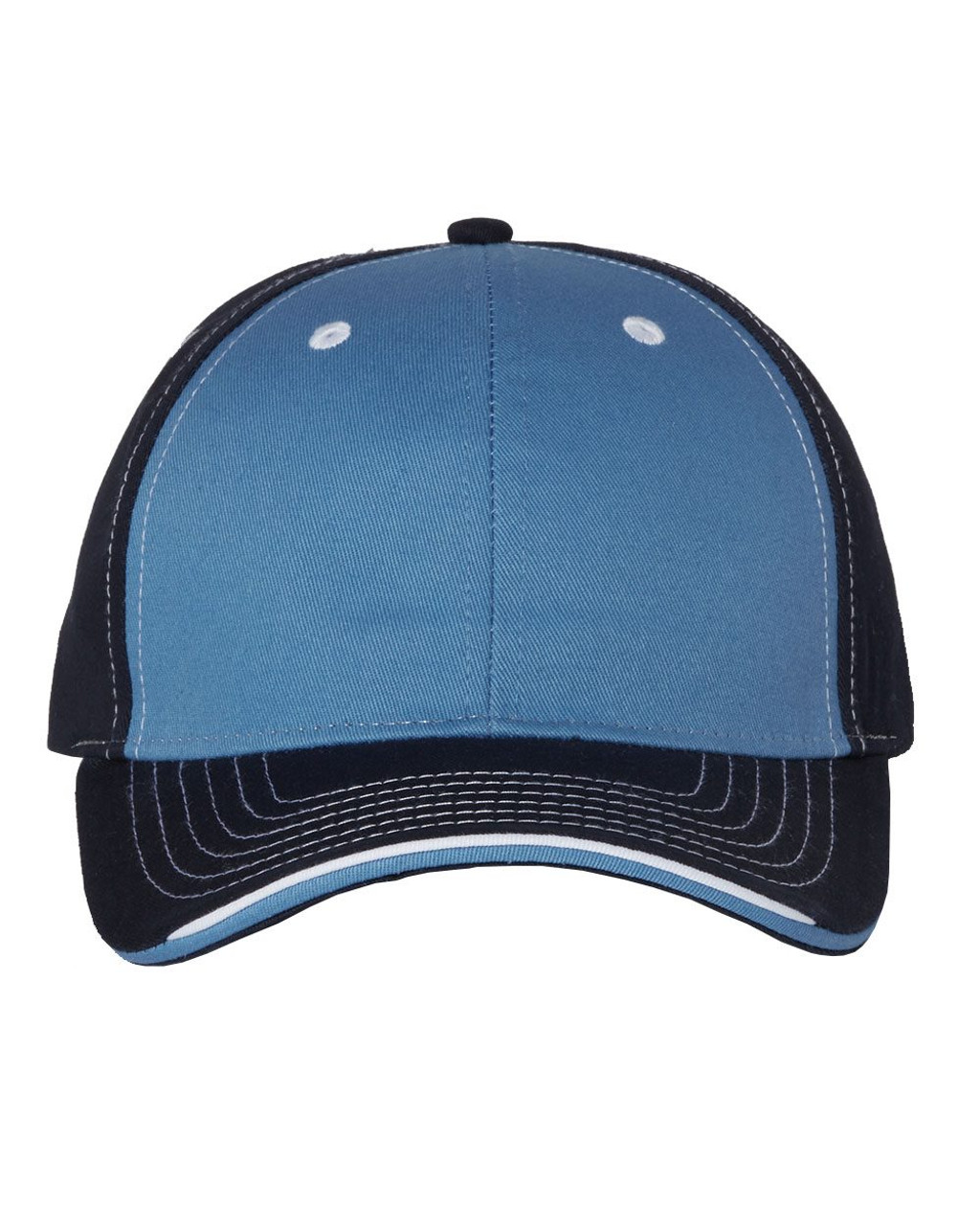 Custom Embroidered Tri-Color Cap - 9500