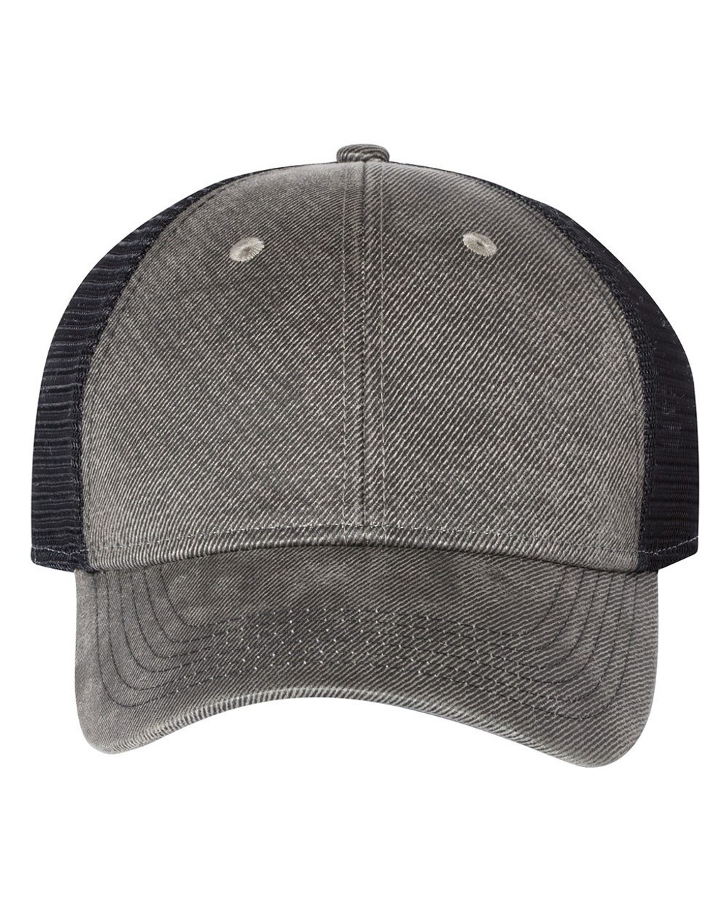 Custom Embroidered Faux Waxy Trucker Cap - SP3250