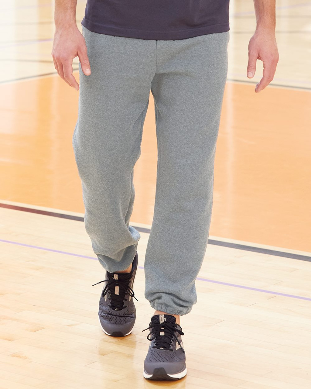 Embroidered Dri Power® Closed Bottom Sweatpants with Pockets - 029HBM