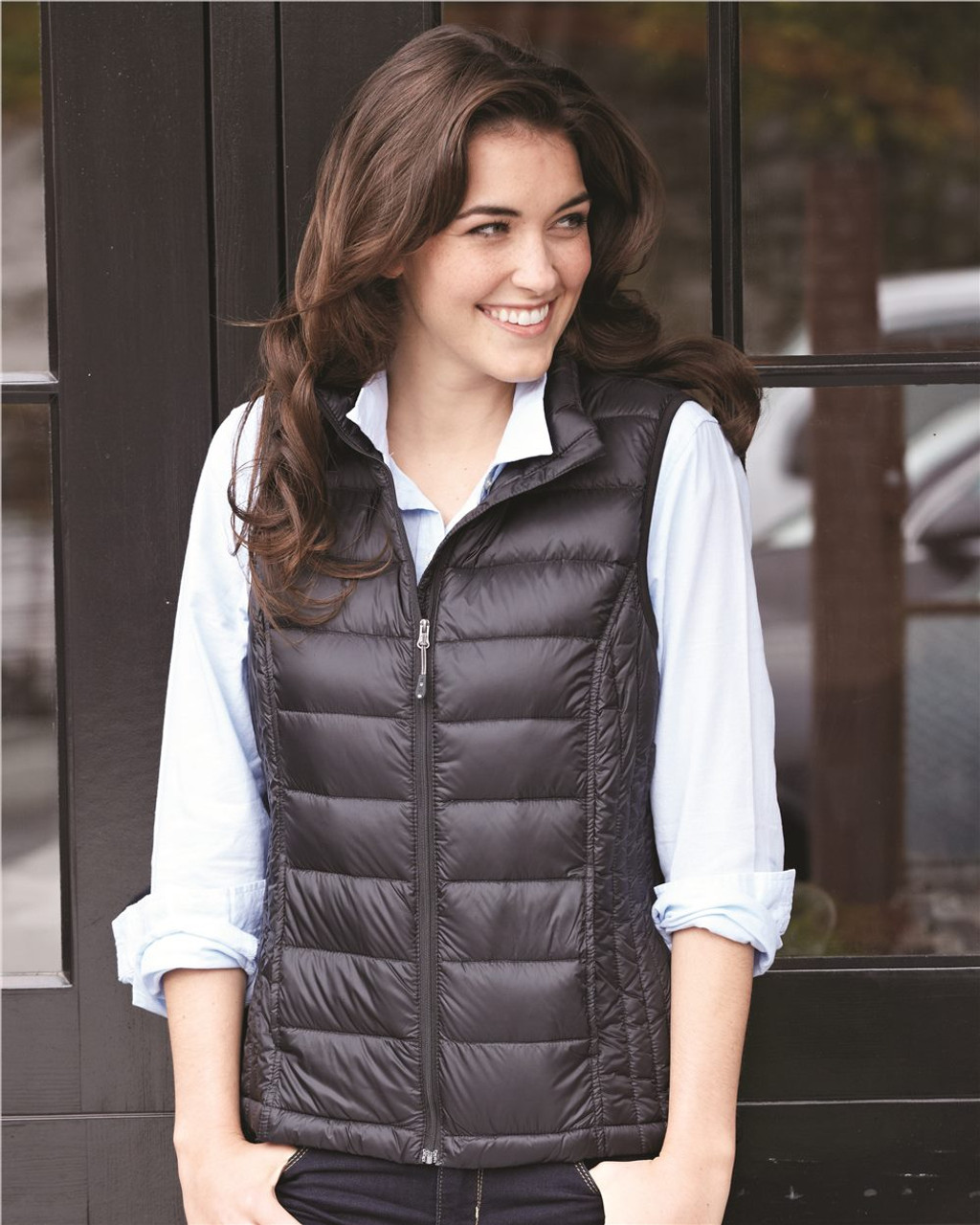 Embroidered Women's 32 Degrees Packable Down Vest - 16700W