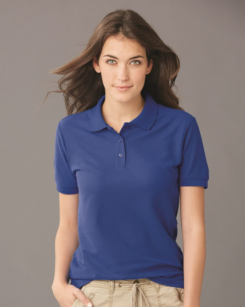 Embroidered Women's Easy Care Piqué Polo - 537WR