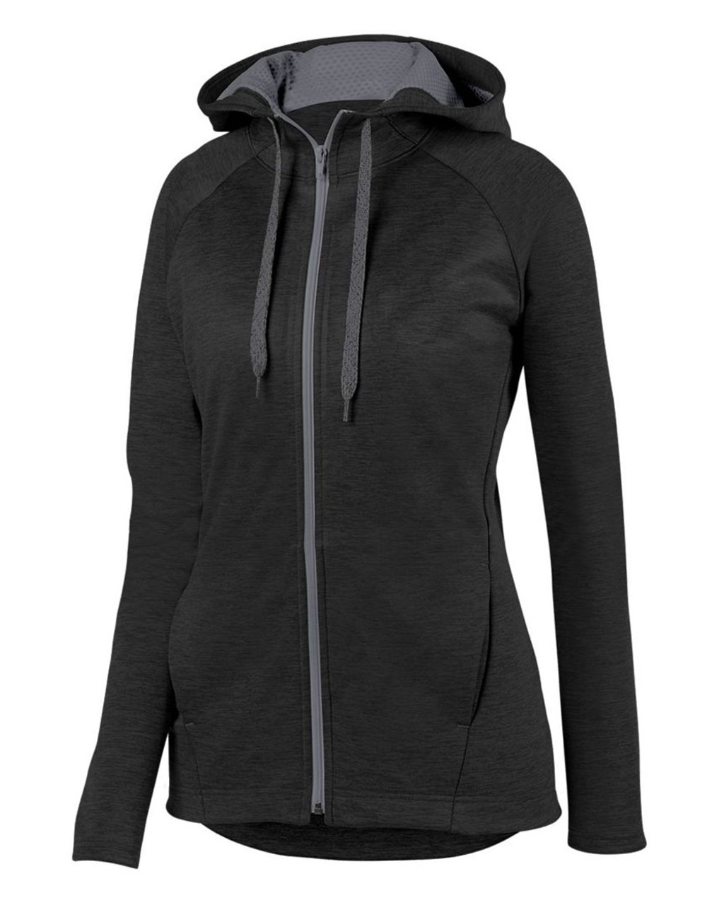 Custom Women's Zoe Tonal Heather Full-Zip Hoodie - 5558