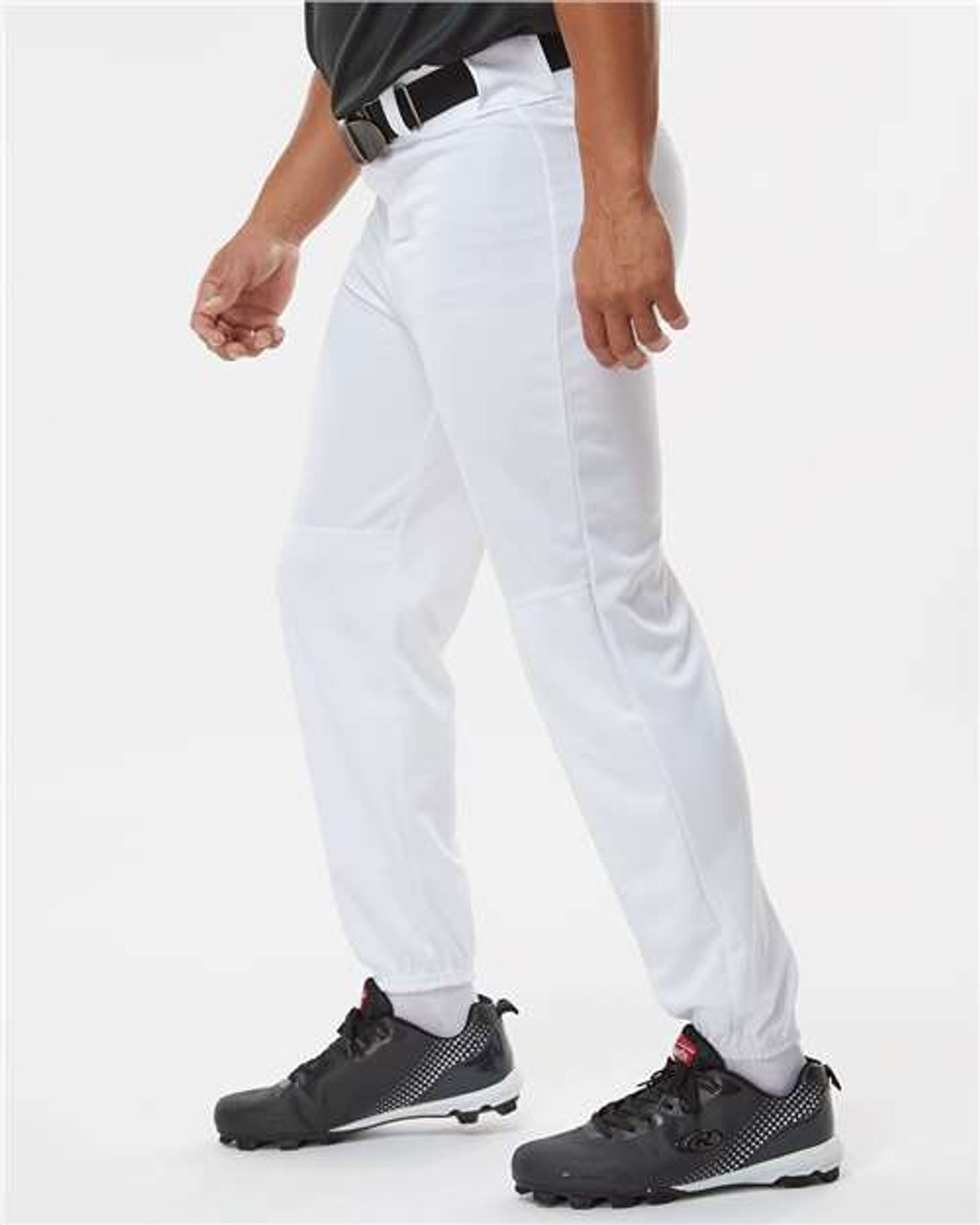 Alleson Athletic 605Wpn Pinstripe Baseball Pant - White/ Navy - S