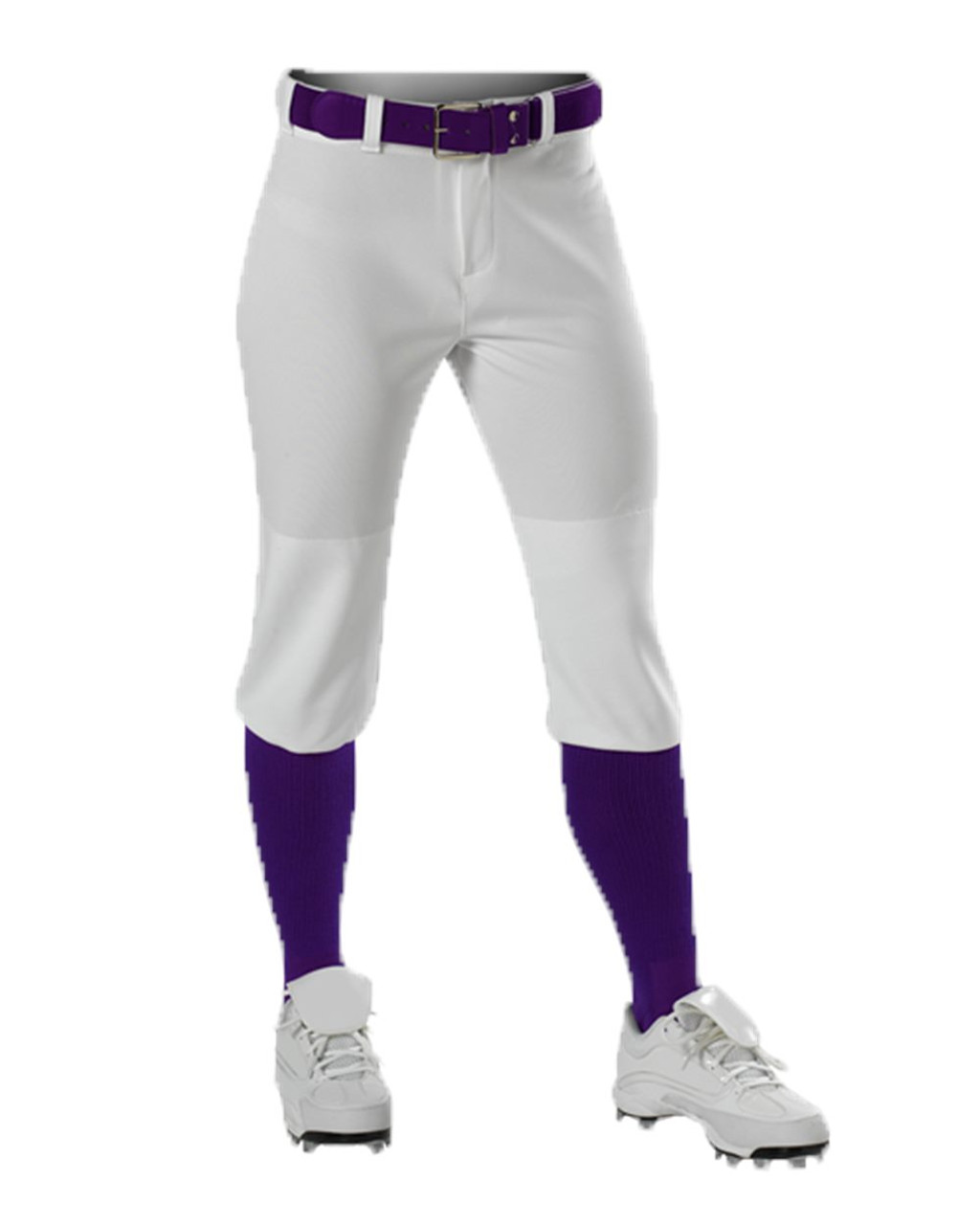 Alleson Athletic 615PSG - Girls' Belted Speed Premium Fastpitch Pants