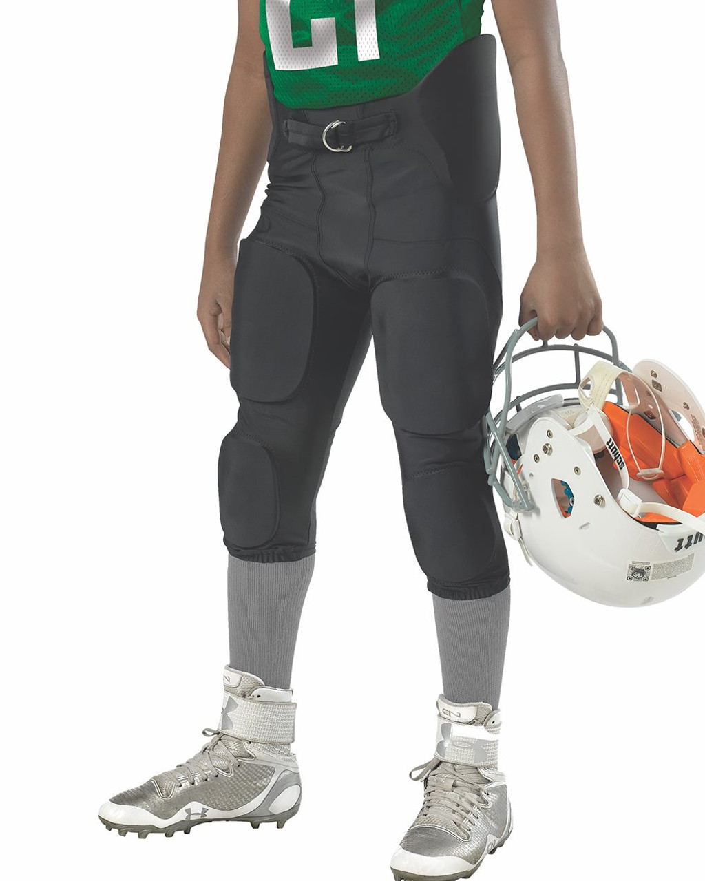 Embroidered Youth Intergrated Football Pants - 689SY