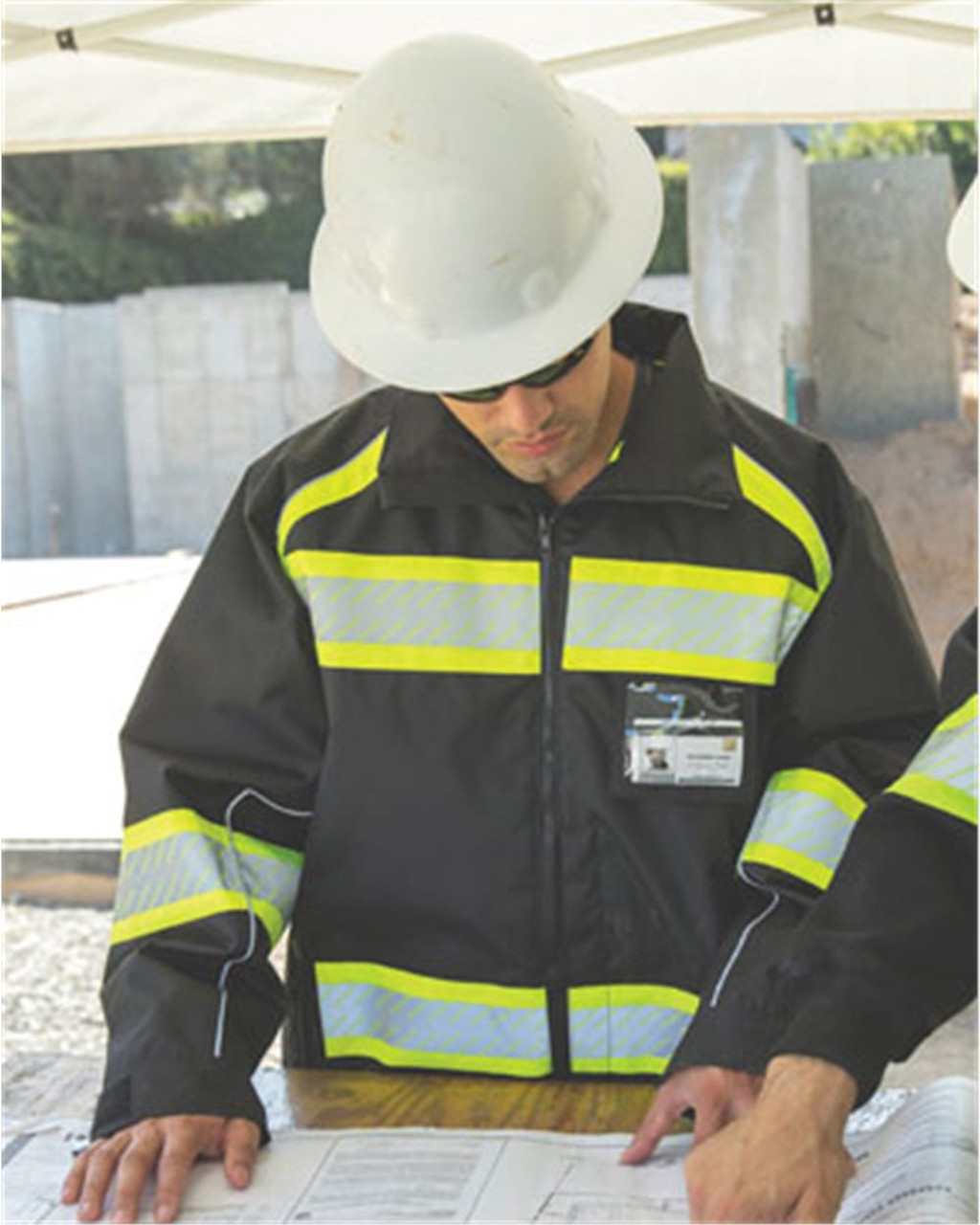 Embroidered EV Series® Enhanced Visibility Premium Jacket - B300-303