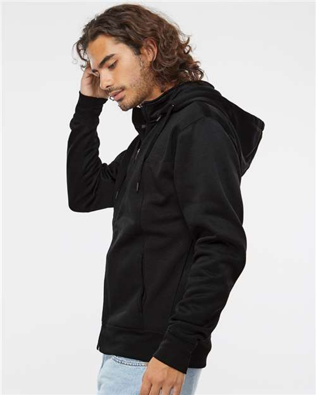 Independent Trading Co. IND4000Z Full-Zip Hooded Sweatshirt 3XL Black