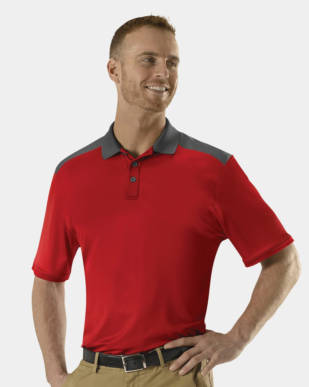 Embroidered Colorblock Gameday Basic Polo - GPL6