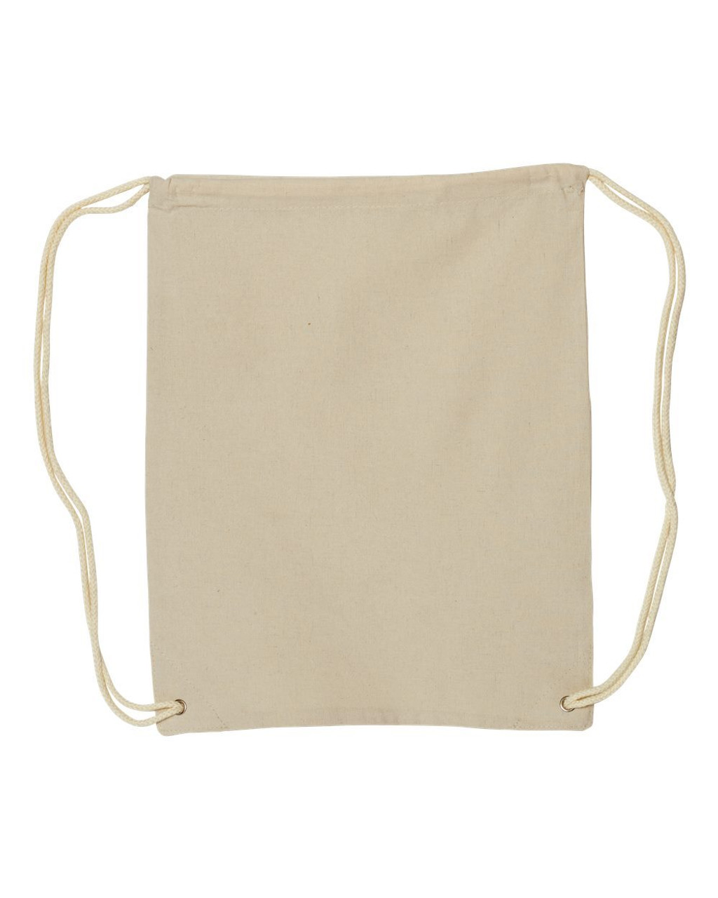 Canvas Drawstring Backpack - 8875