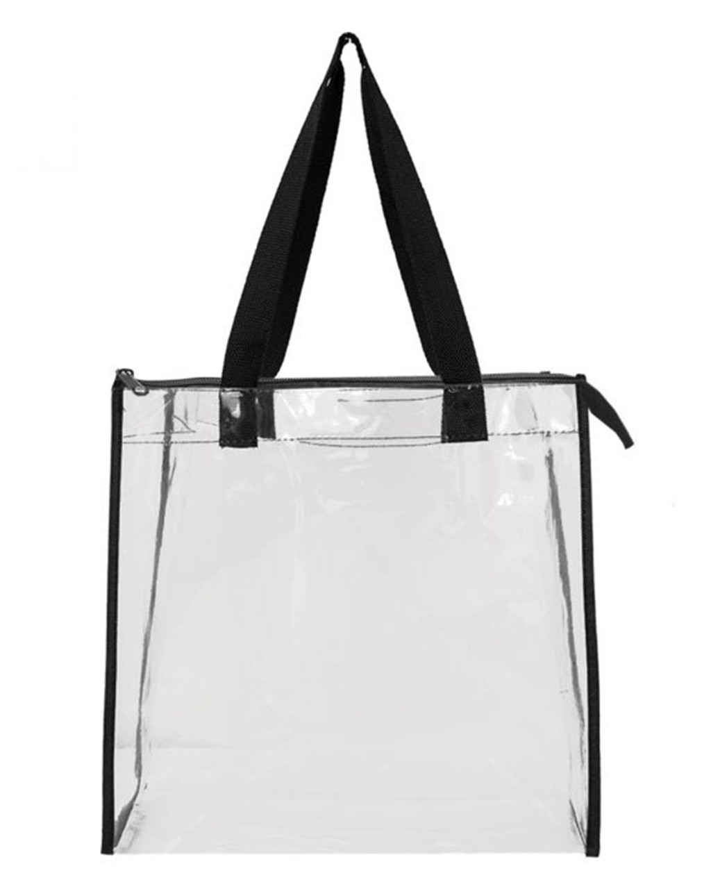 OAD Clear Zippered Tote with Full Gusset - OAD5006