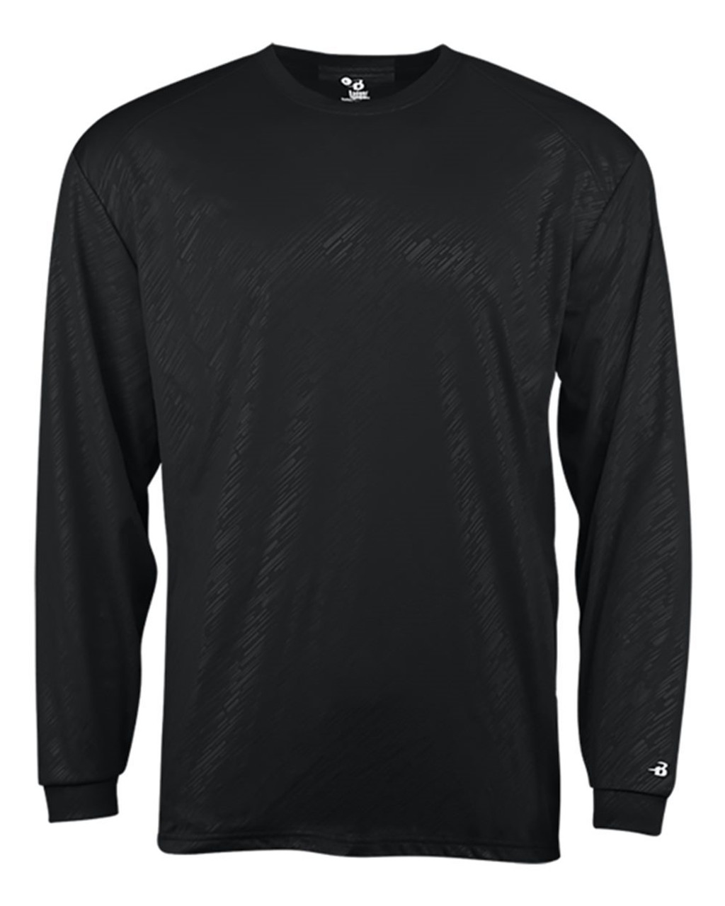 Custom Youth Line Embossed Long Sleeve T-Shirt - 2145