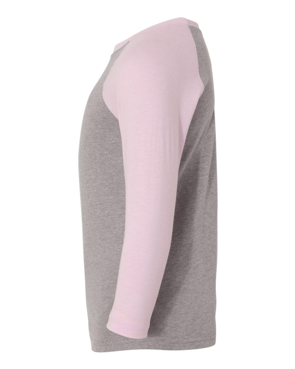 Lilac Sleeves/ Dark Heather Grey Body