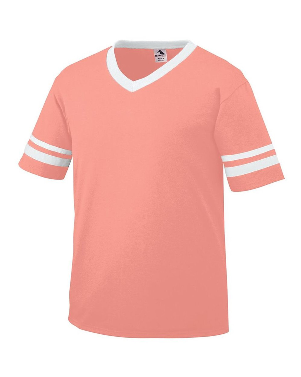 Custom Youth V-Neck Jersey with Striped Sleeves - 361