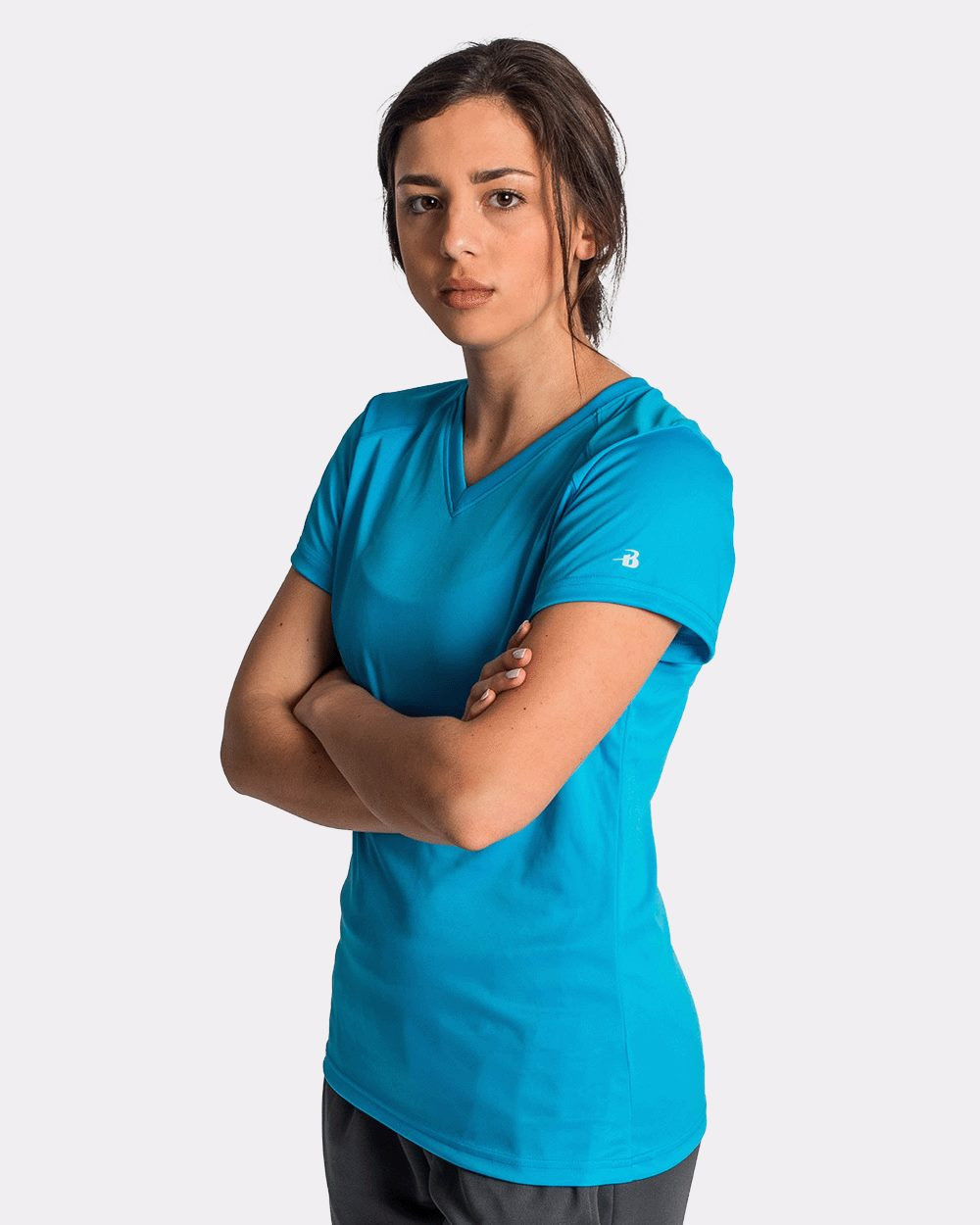 Custom Women’s B-Core V-Neck T-Shirt - 4162