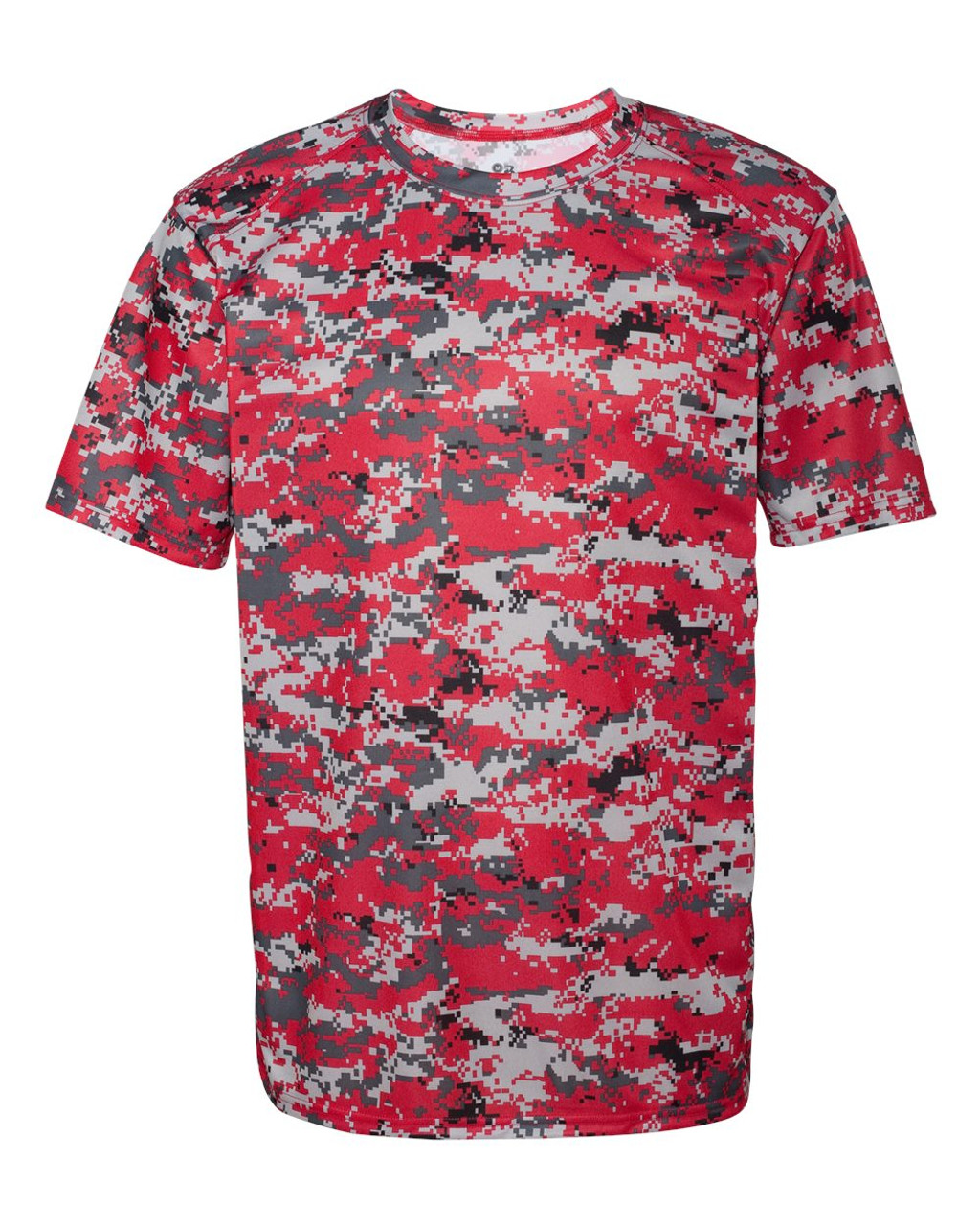 red digital camo shirt