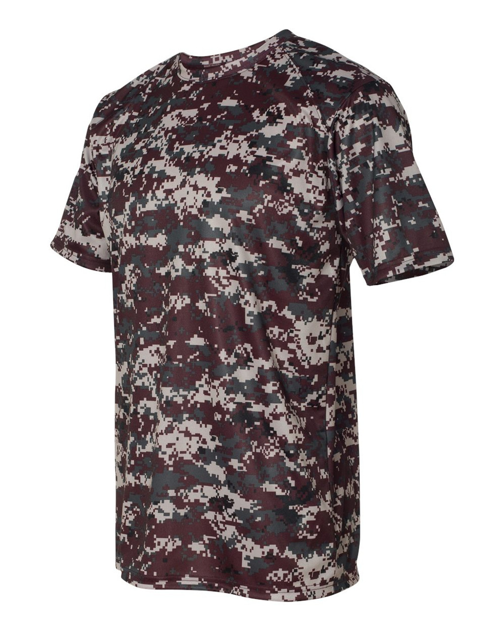 【KOOLOSET】Pigment Camo Applique Short Sleeve T-Shirt City Camo - Tactical Short Sleeve T-Shirt, Poly/Cotton