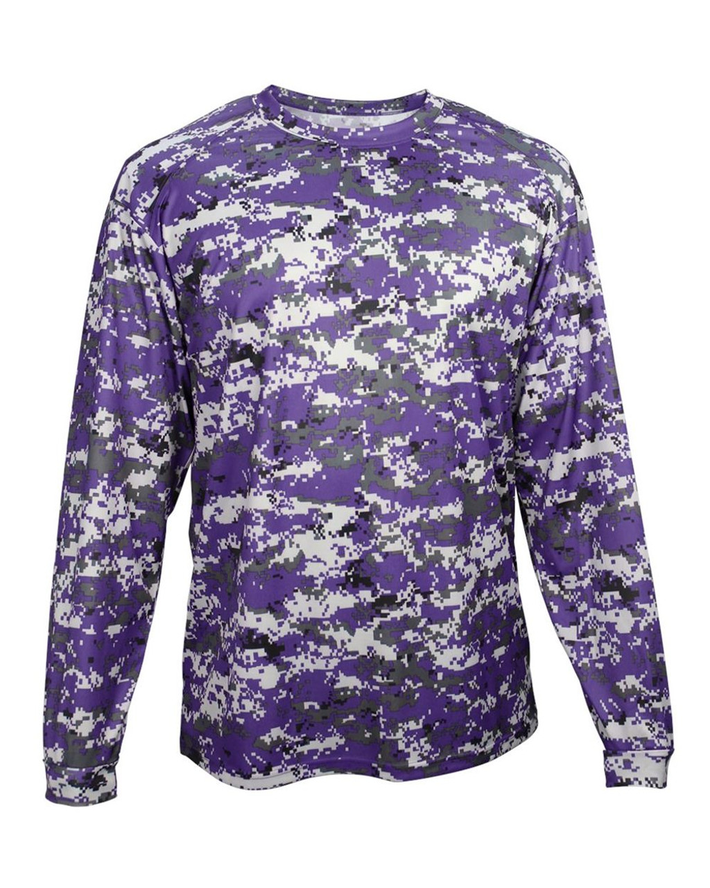 Custom Digital Camo Long Sleeve T-Shirt - 4184 - CapsToYou