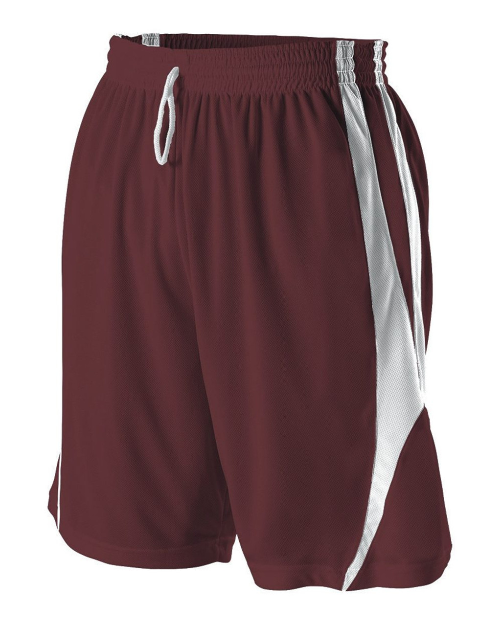 Maroon/ White