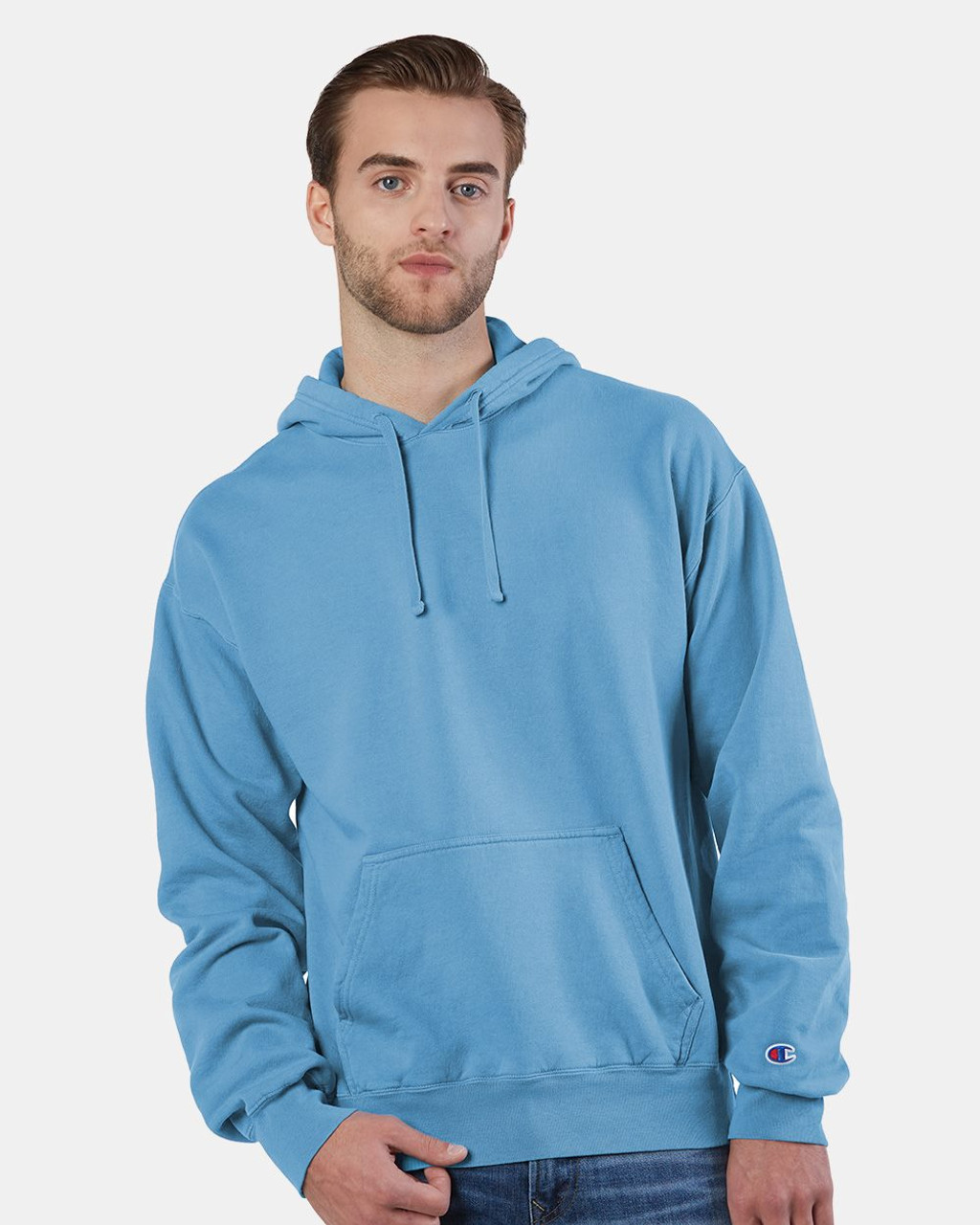 Custom Garment-Dyed Hooded Sweatshirt - CD450