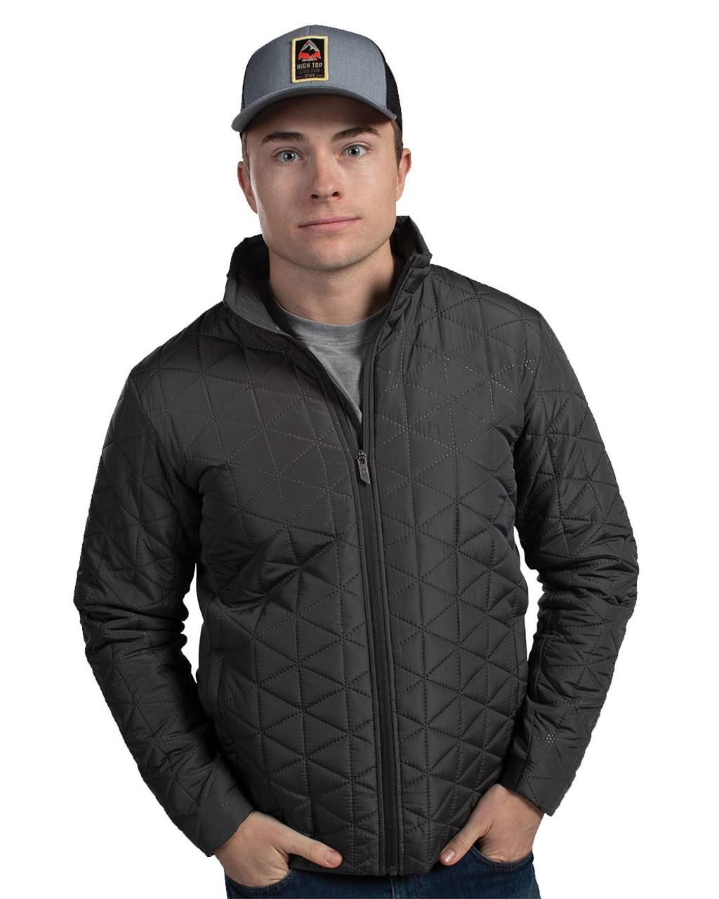 Embroidered Repreve® Eco Quilted Jacket - 229516
