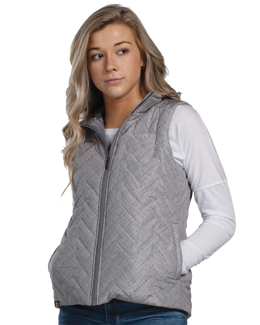 Embroidered Women's Repreve® Eco Quilted Vest - 229713