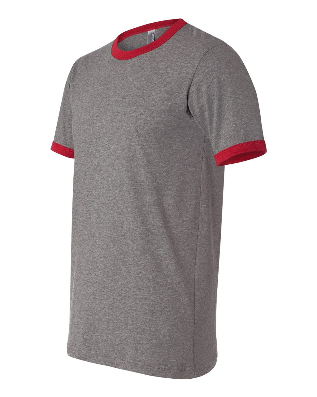 Custom Jersey Heather Ringer Tee - 3055 - CapsToYou