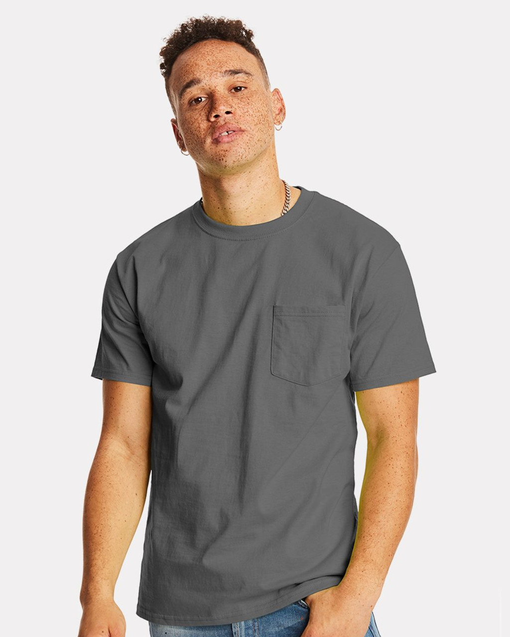 Custom Authentic Pocket T-Shirt - 5590