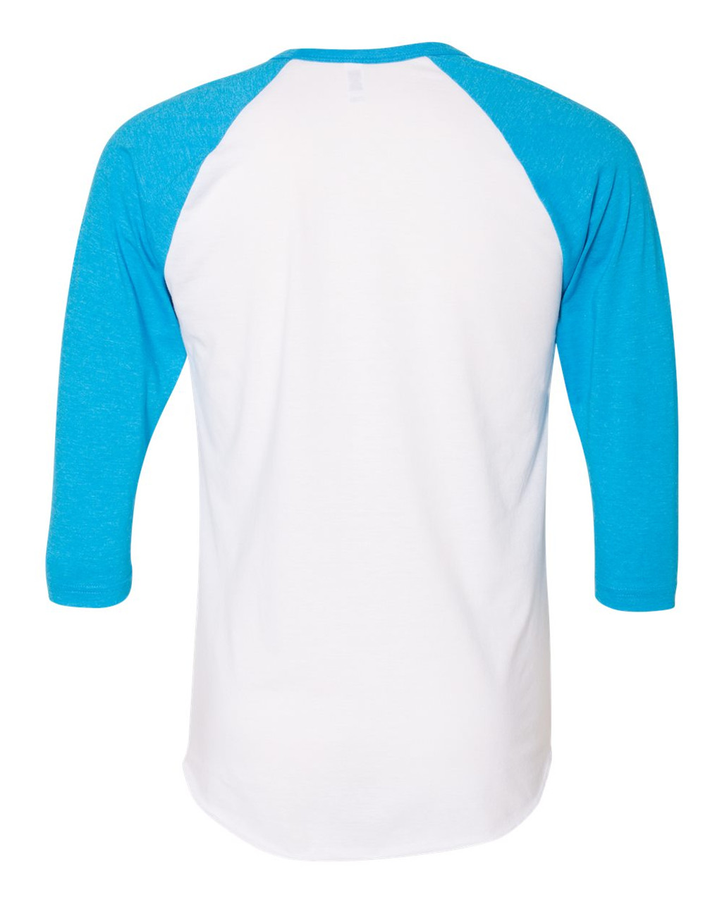 White/ Neon Heather Blue