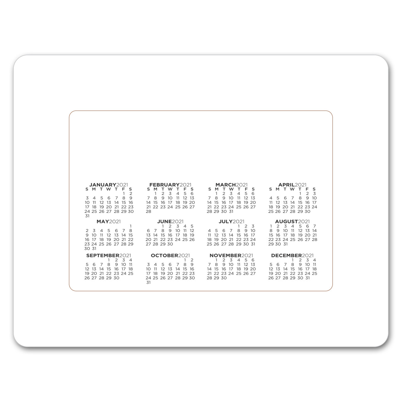 Custom Calendar Punch Out Picture Frame PF22