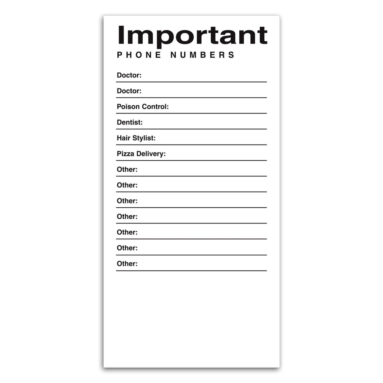 Custom Magnetic Stick Up Card STU01