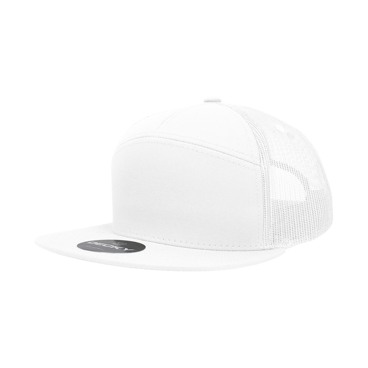 Custom Embroidered Decky 7 Panel Flat 