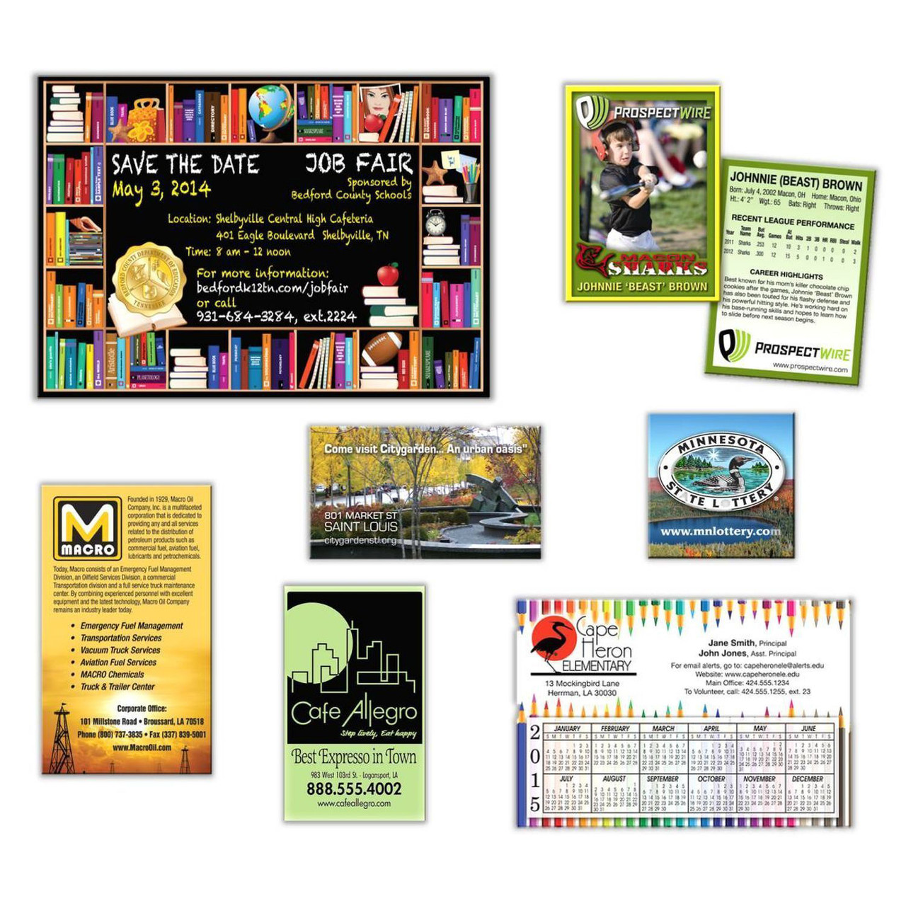 Custom 15 Sq Square Corners Flat Flexible Magnet CF15S